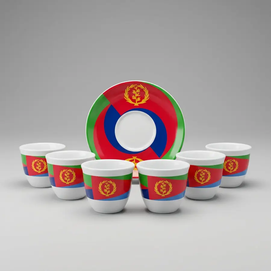 Eritrean Coffee Cup Set