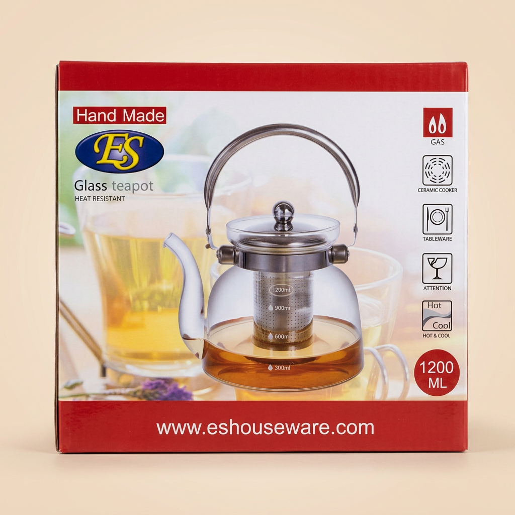ES Glass Teapot