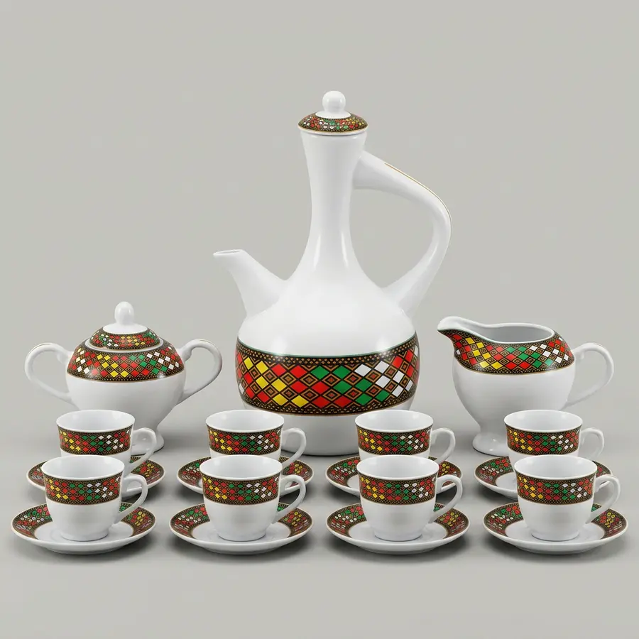 Ethiopian Traditional Coffee Set